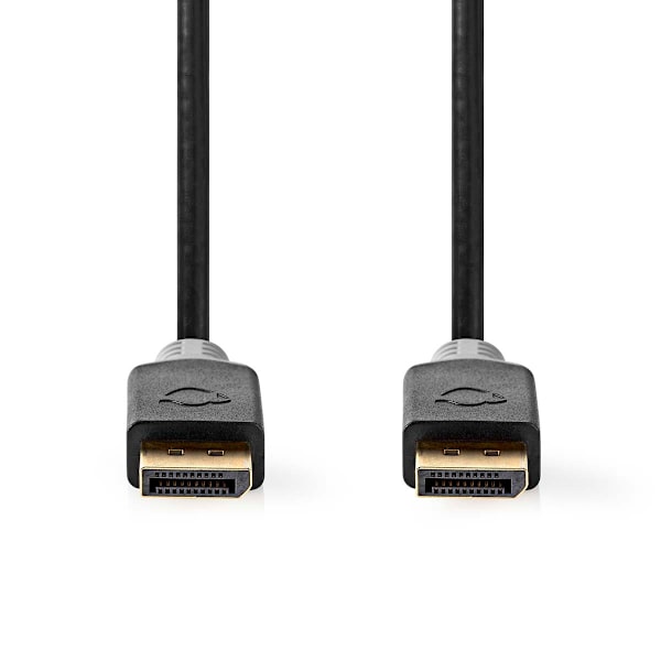 DisplayPort kaapeli | DisplayPort uros | DisplayPort uros | 8K@60Hz | Kullattu | 3.00 m | Pyöreä | PVC | Antrasiitti / Harmaa | Laatikko