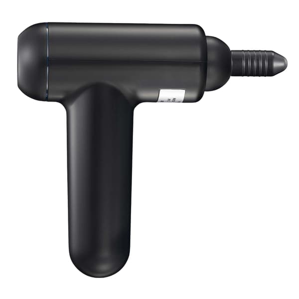 Genopladelig massagepistol, 4 hoveder, 32 intensitetsniveauer, sort