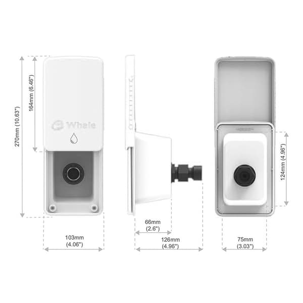 Flush-Mounted Whale Water Output Box
