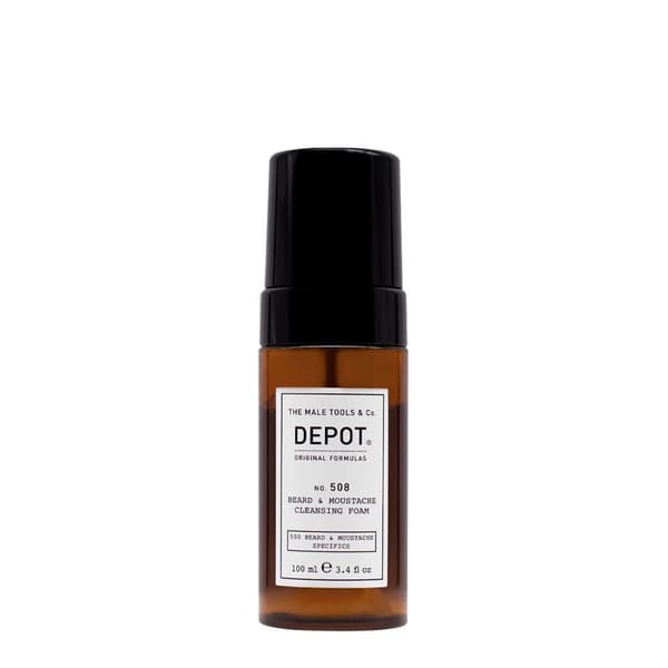 Depot, 500 Beard & Mustache Specifics No. 508, Beard Foam, For Cleansing, 100 ml