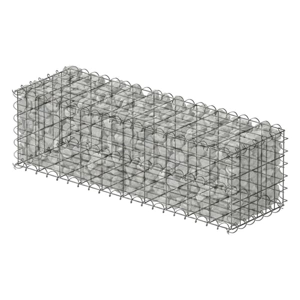 Gabionkorg i galvaniserat stål, 100x30x30 cm