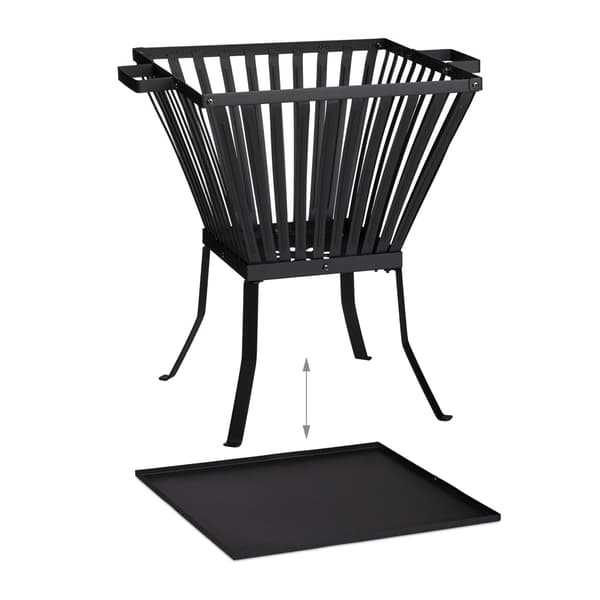 Ildkurv XL med ildgaffel
