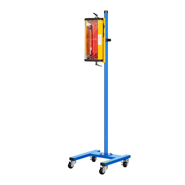 Infrapunamaalinlämmitin maalien kuivaamiseen telineessä, 1100W IR-DRYER1000