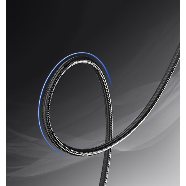 HDMI till USB-C adapterkabel 4K 60Hz 1,5m svart-grå