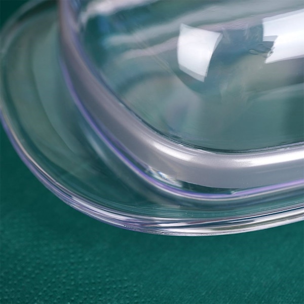 Transparent Smörbehållare i Plast för Förvaring och Servering
