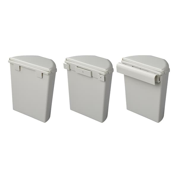 Affaldsspand med låg til campingvogn/autocamper
