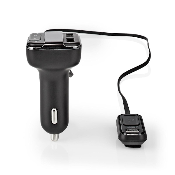 FM-lähetin Autoon | Kiinteä | Hands free - puhelut | 0.8 " | LED näyttö | Bluetooth® | 5.0 V DC / 1.0 A / 5.0 V DC / 2.4 A | Google Assistant / Siri |