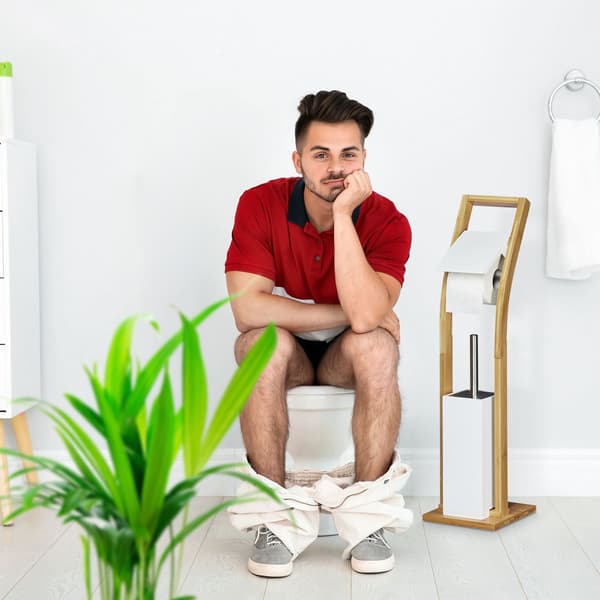 Toilet sæt bambus