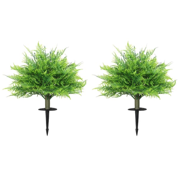 Kunstige Boston-bregner, UV-resistente, 2-pak, 40x60 cm