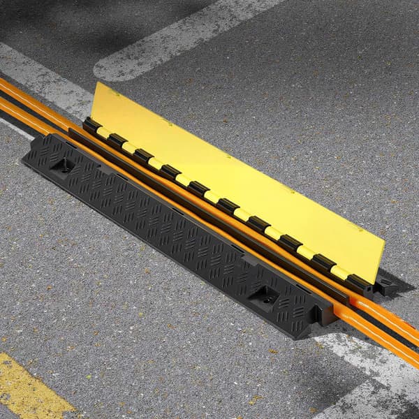 Kabelskyddsramp, 2-kanalig 31x28 mm, 3-pack