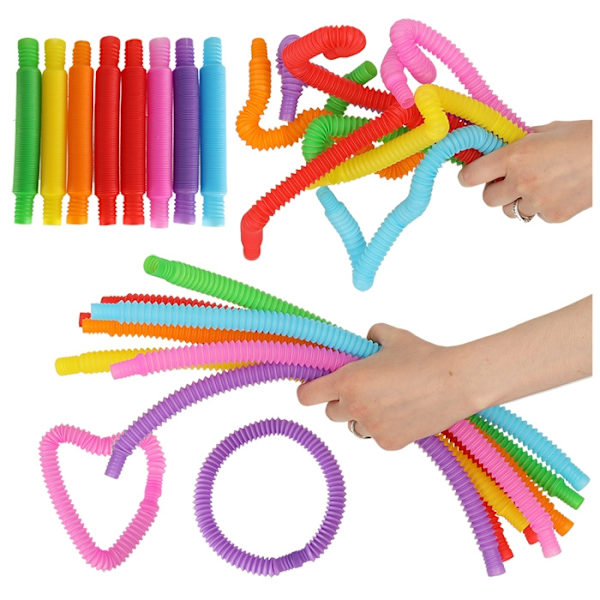 Putket sensoriset putket venyvät opetusputket montessori putket 8 kpl