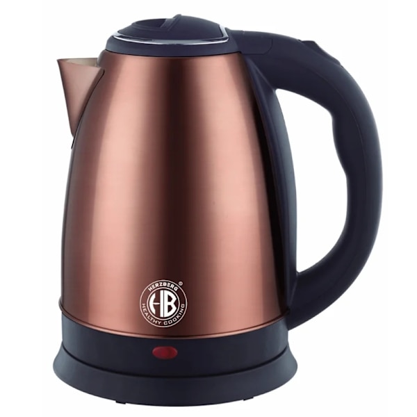 Herzberg HG-5011COP: 1,8L 1500W elkedel i rustfrit stål - kobber