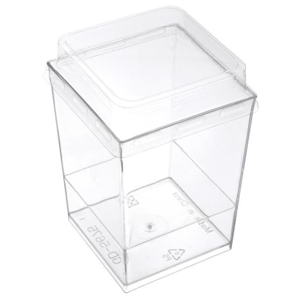 Dessertkoppar med lock, 160 ml, set om 4