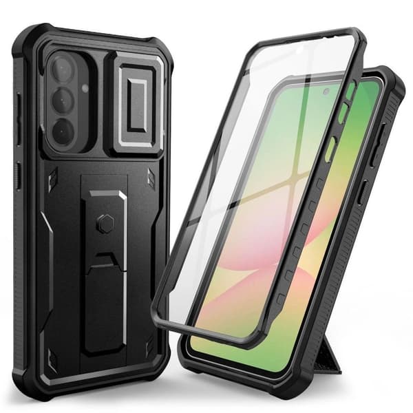 Tech-Protect Kevlar Cam+ Etui til Samsung Galaxy A56 5G - Sort