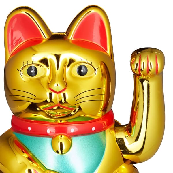 Maneki Neko vinkande katt 16 cm