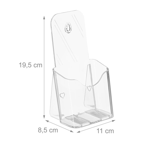 Stativ til foldere 3 DIN lang
