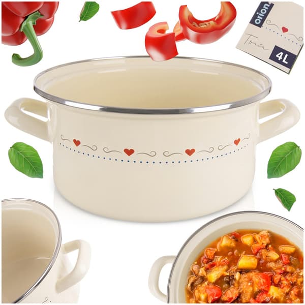 Flødeemaljegryde TONCA 24 cm, 4 l