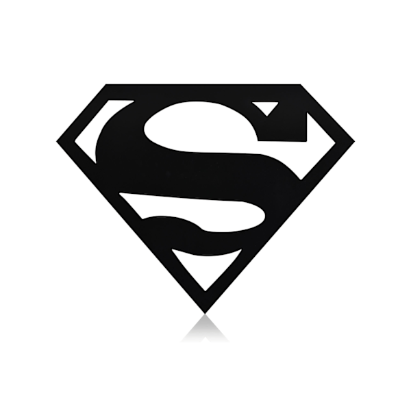 Dekorativ Led Belysning Superman - Rød
