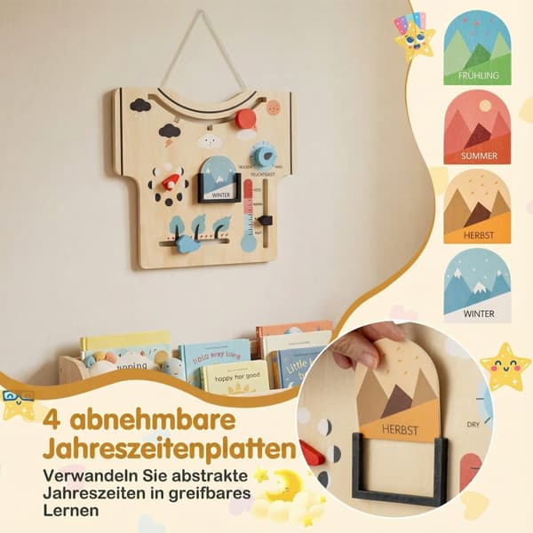 Montessori trækalender – årstider, vejr, månefaser