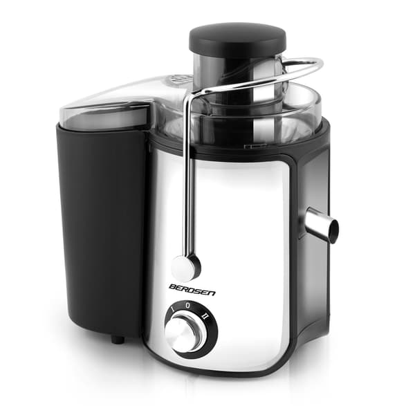 Juicer 600W, Rustfrit Stål, Sort, 0,5L Kapacitet