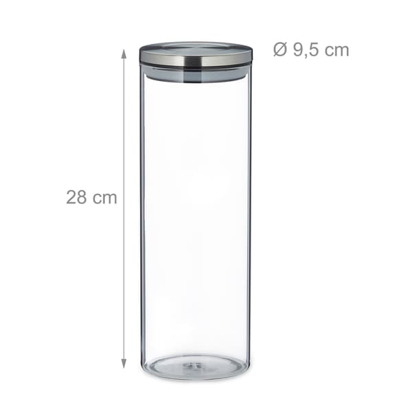 Förvaringsburkar 3 st. 1800 ml