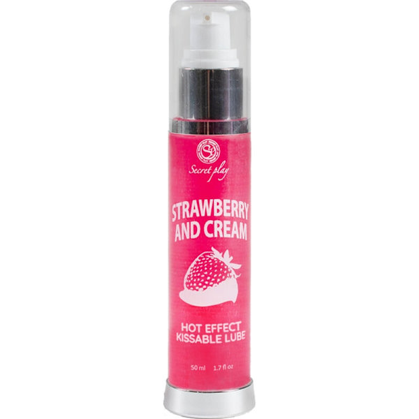 Secretplay - Lubricant 2-1 Heat Effect Strawberry & Cream 50 ml