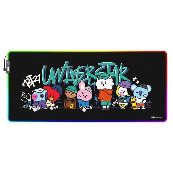 Spillebordsmåtte, BT21 Design, LED-belysning
