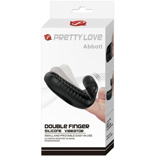 Pretty Love - Abbott Black Stimulator Fingerborg