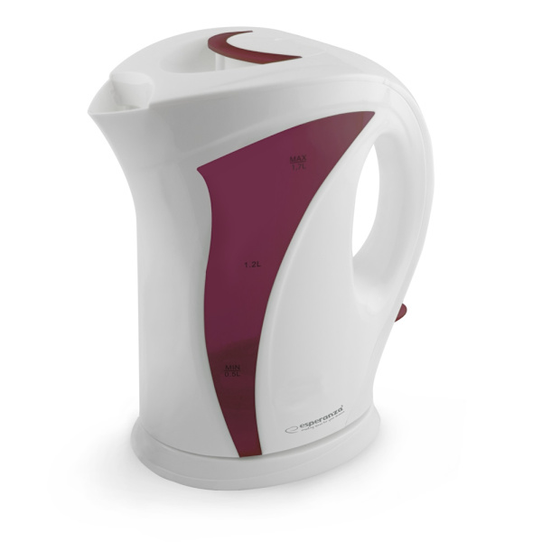 Esperanza Elektrisk Vattenkokare Iguazu 1,7 L Vit/Röd
