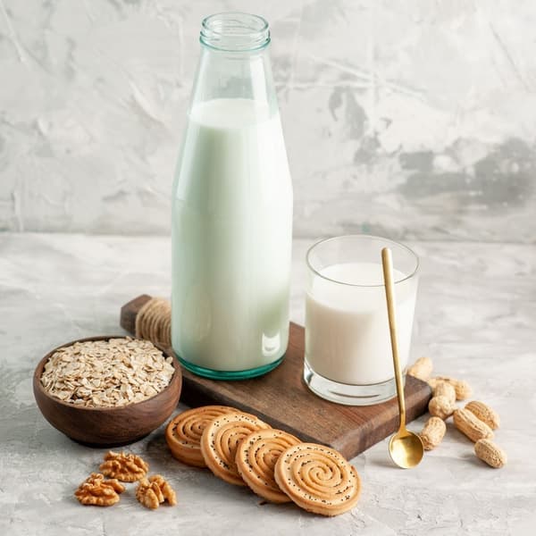 Glas mælkeflaske 1 l