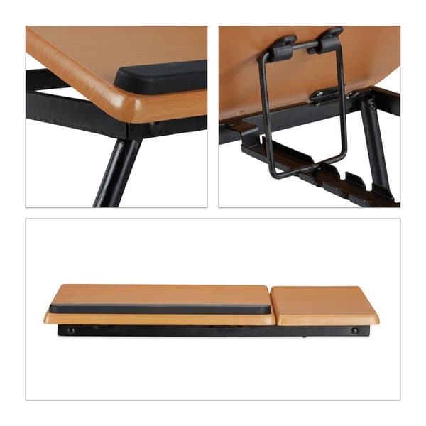 Laptopbord med fällbar arbetsyta