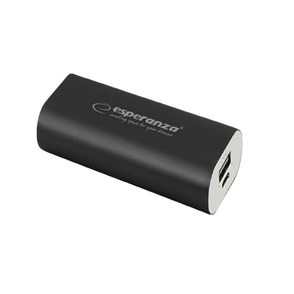 Esperanza Power Bank Hadron 4400Mah Sort