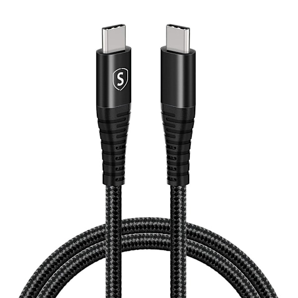 SIGN USB-C til USB-C-kabel 5A, 100W, 1m - Sort