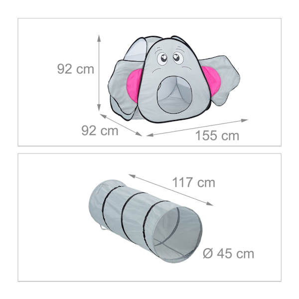 Pop-up leikkiteltta Elephant