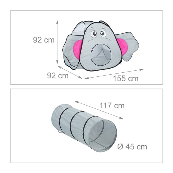 Pop-up lektält Elephant