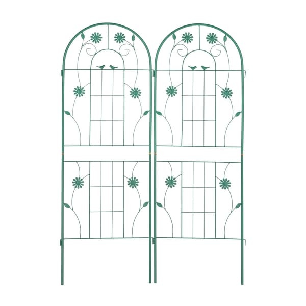 Spaljé 150 cm set om 2 gröna