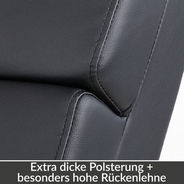 Massagestol med varme – sort, 8 punkter, 5 tilstande