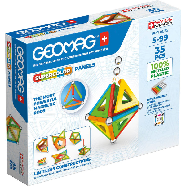 Geomag Supercolor Panels 35 Delar