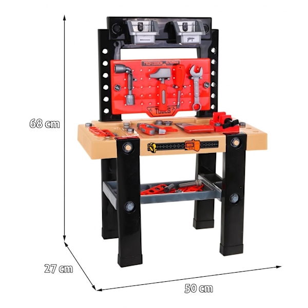 Kids DIY Tool Set - 64 delar för kreativ lek