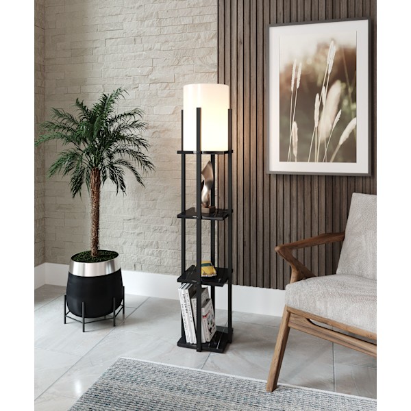 Gulvlampe Nora - Sort