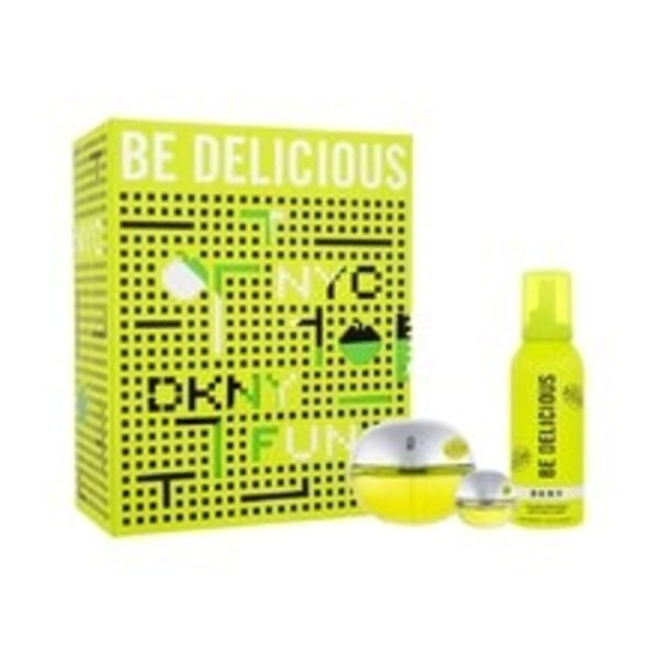 DKNY - Be Delicious Gift set EDP 100 ml, shower foam 150 ml and