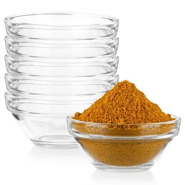 Glassåsskålset, 80 ml, 6 delar