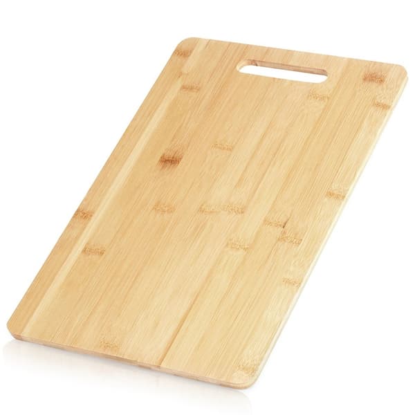 Bambuinen leikkuulauta kahvalla, 40x25,5 cm
