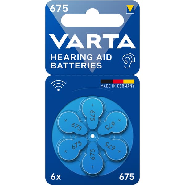 Hörapparatsbatteri 675 / A675 / PR44