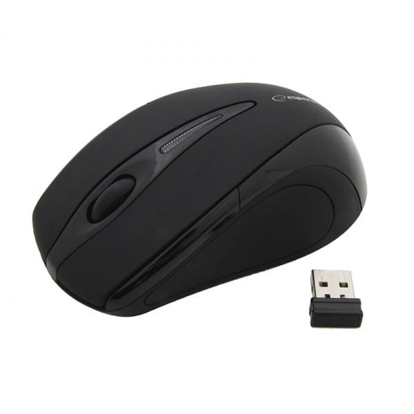 Esperanza Trådløs 2,4Ghz Optisk Mus 3D Usb Antares Sort Sort
