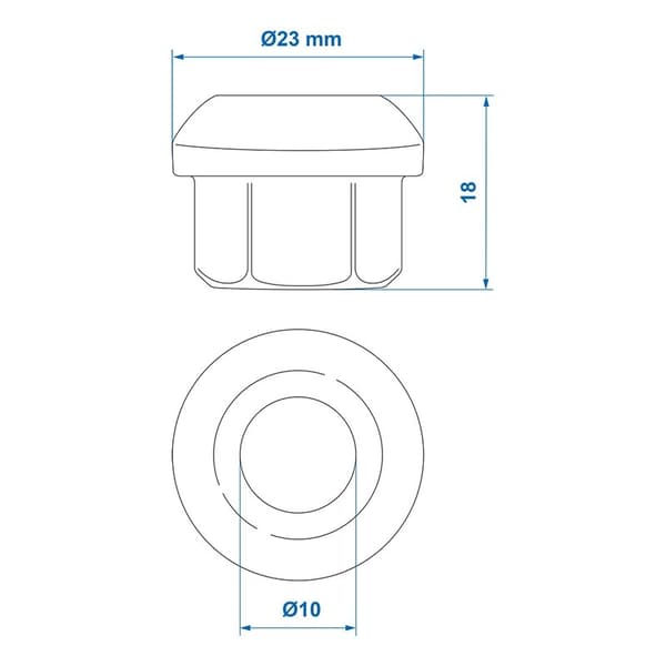 Hjulmutter M12x1,5 konisk sfärisk - set om 5 delar