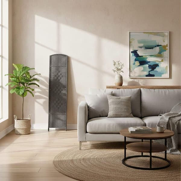 4-panels rumdeler, foldbar skærm
