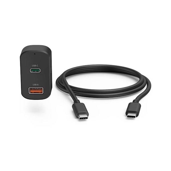 HAMA Virtalähde Universal Auton USB-C 5-20V/65W musta