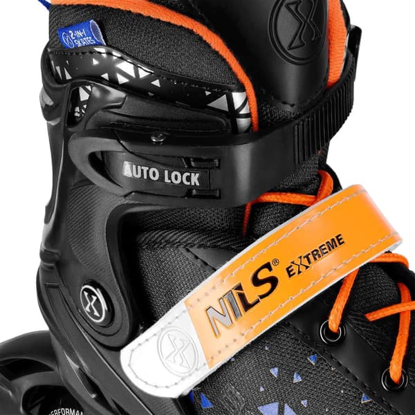 Inline- och hockeyskridskoset, 4-i-1, storlek M (34-38)