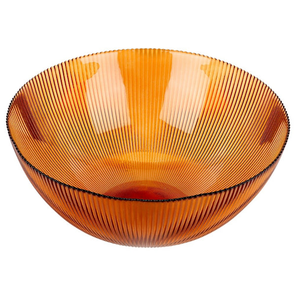 Bärnstensfärgad salladsskål 28 cm, 4 l